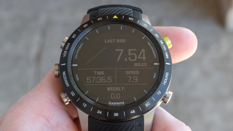 It’s not packing as many pixels as the Apple Watch’s display does, but the MARQ Athlete can still squeeze a lot of data on screen.